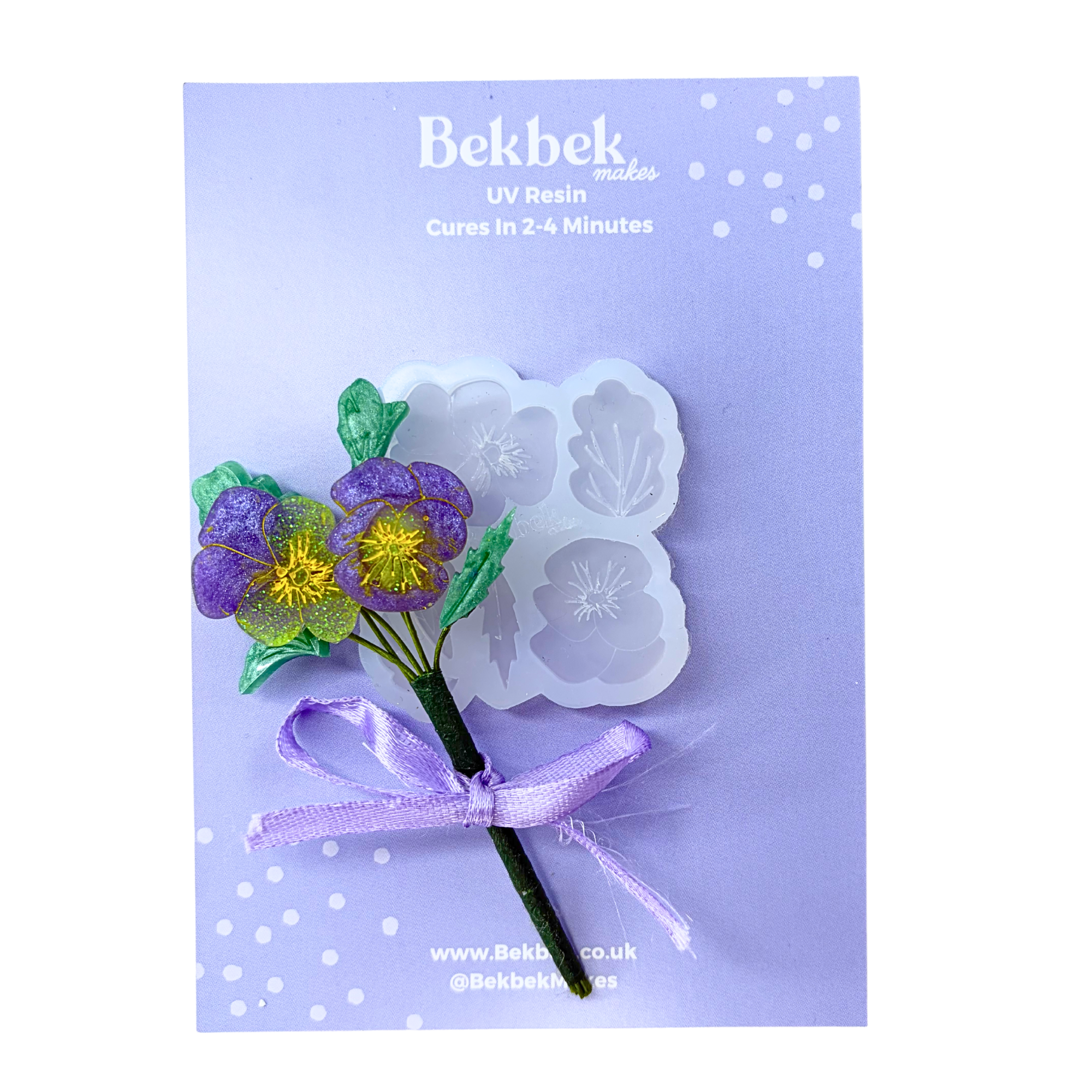 Floral Pansy Bouquet Silicone Mould