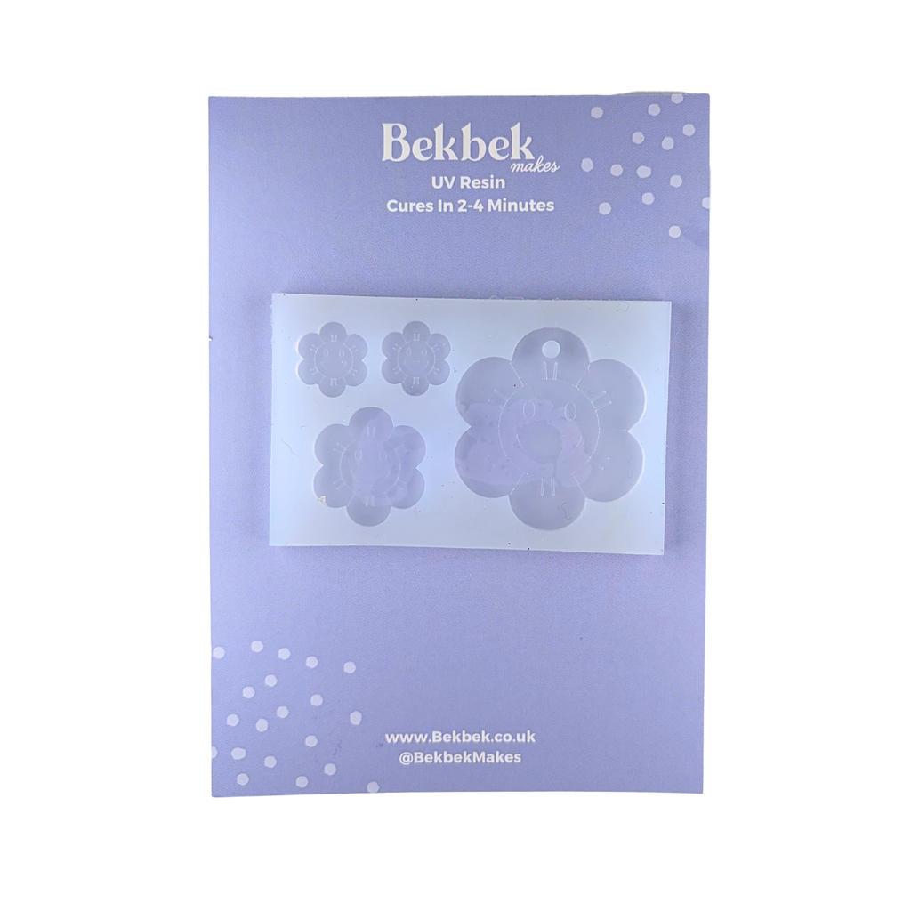 Happy Hippy Flowers Silicone Mould