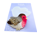 Robin Layered Reusable Silicone Mould
