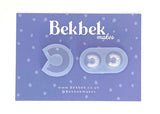 Alphabet reusable silicone mould - Pendant and stud size