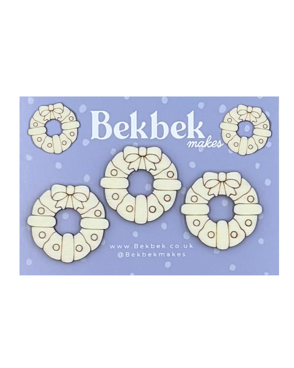 Wreath Mix Wooden Shapes
