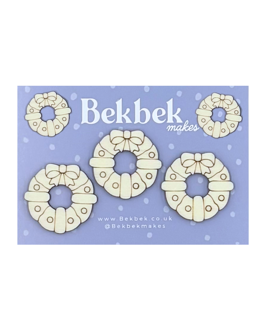 Wreath Mix Wooden Shapes