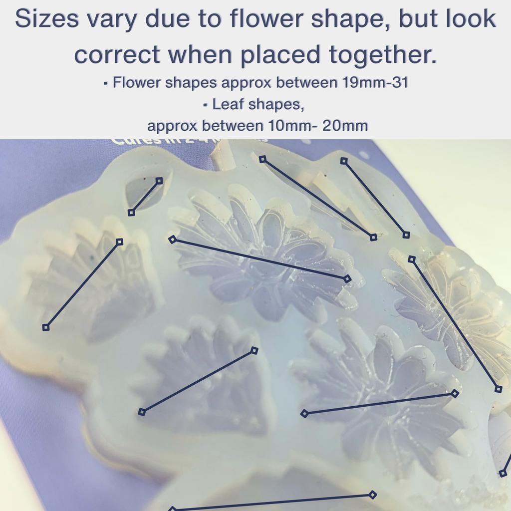 Large Floral Daisy Bouquet Silicone Mould