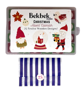 PRE-ORDER - Christmas Advent Calendar - 25 Wooden Shape Designs! 125 Shapes!