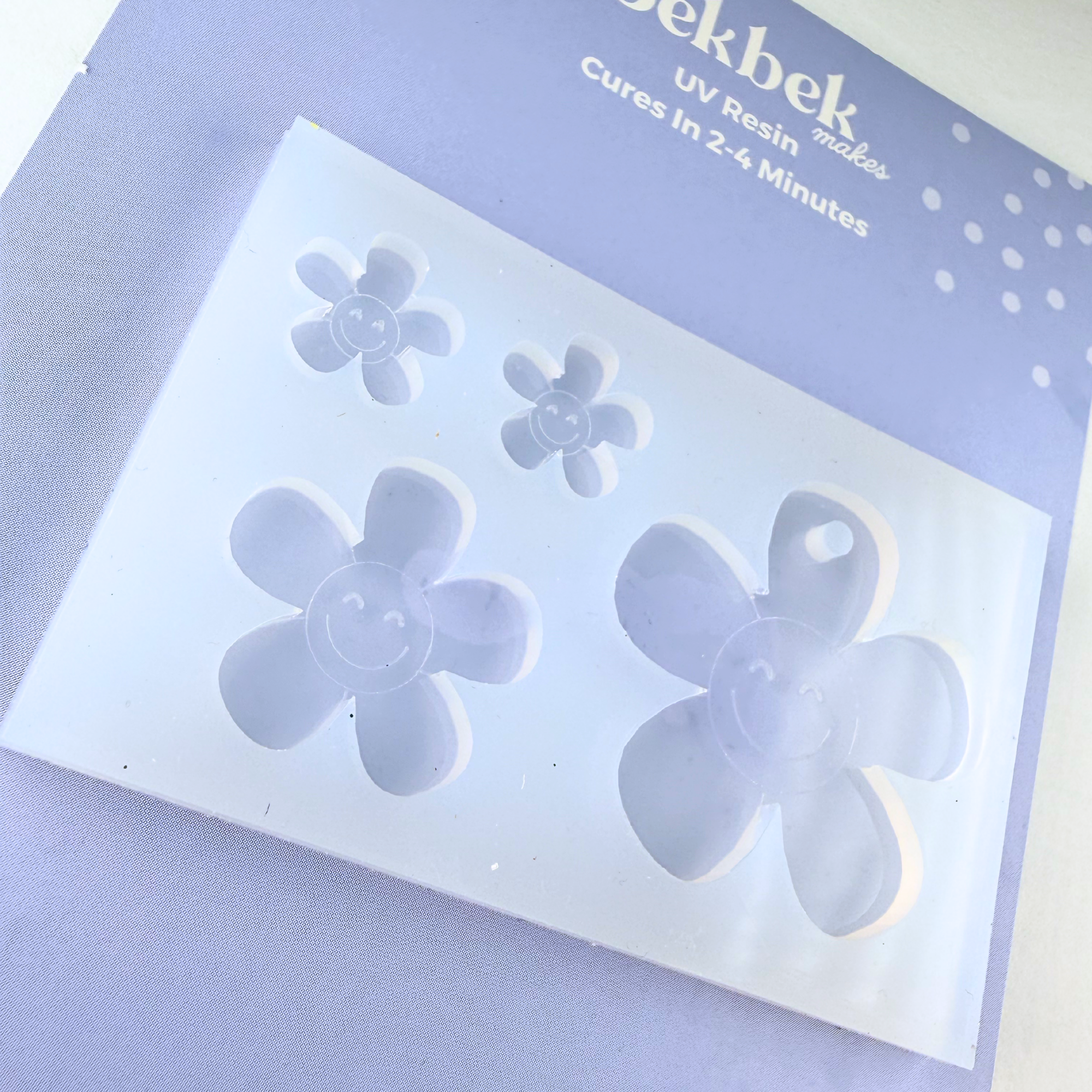 Happy Hippy Flowers Silicone Mould