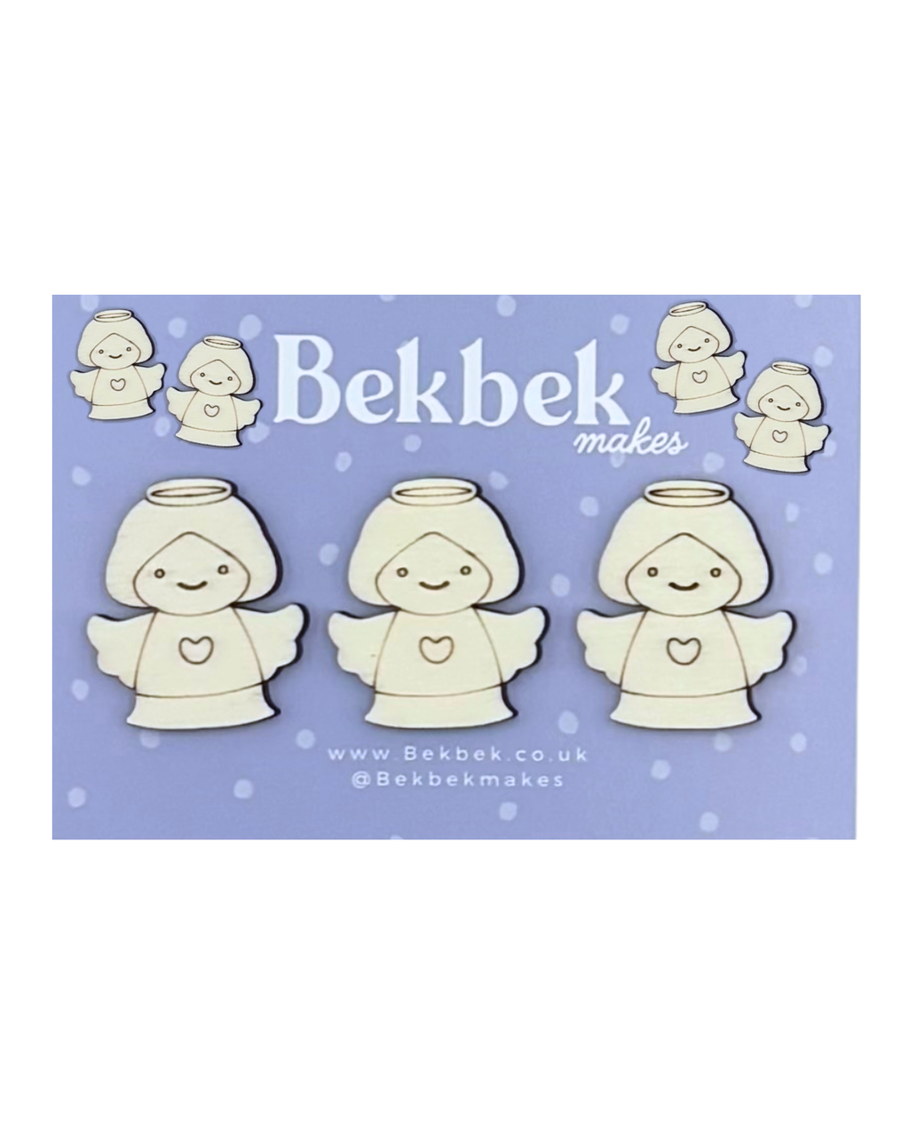 Angel Mix Wooden Shapes