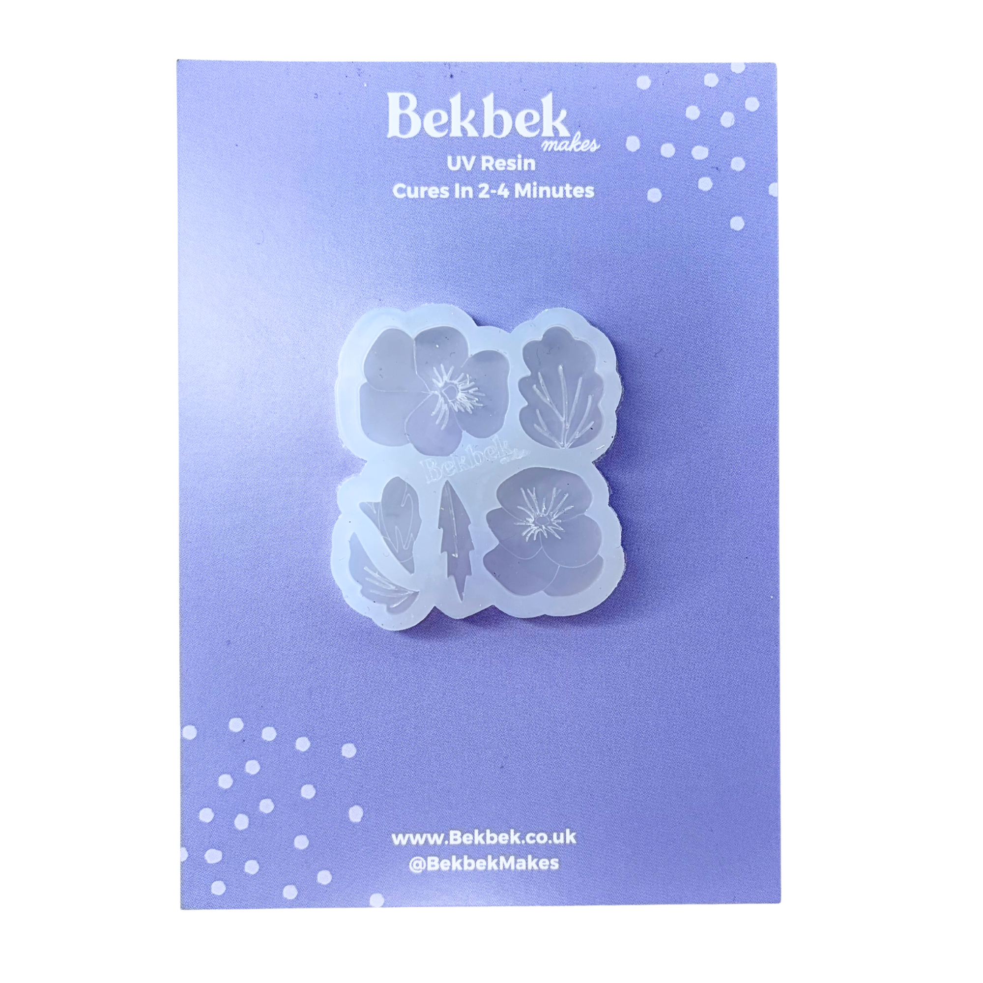Floral Pansy Bouquet Silicone Mould