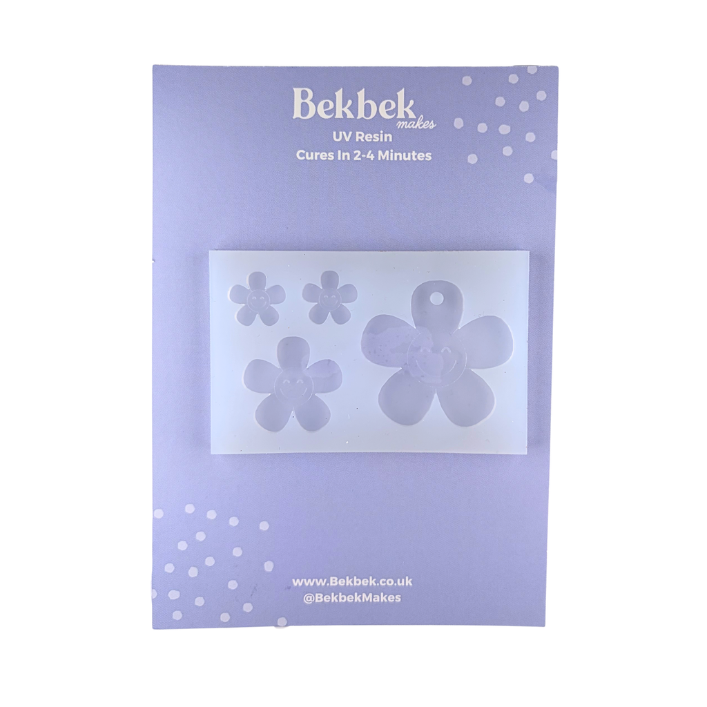 Happy Hippy Flowers Silicone Mould