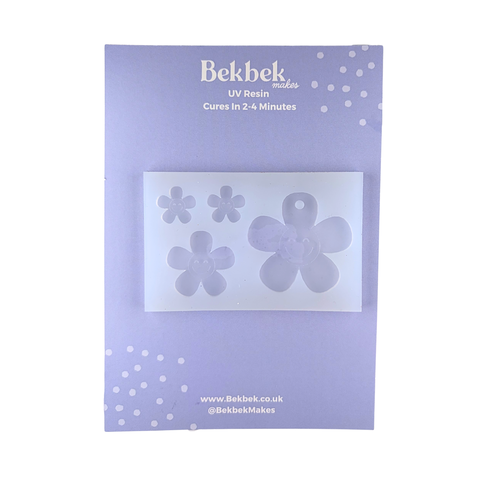 Happy Hippy Flowers Silicone Mould