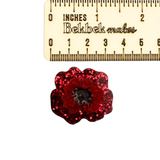 Poppy Layered Reusable Silcone Mould - Small, Medium & Large (with leaves)