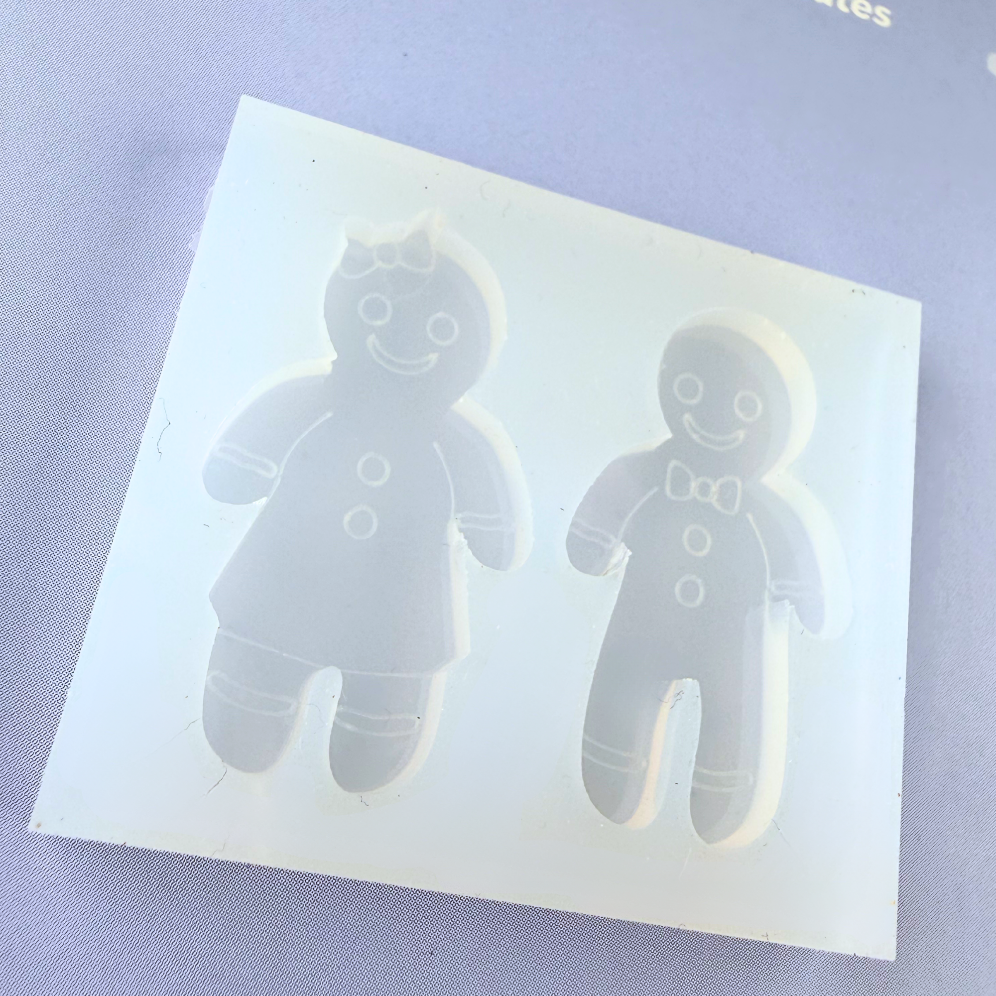 Gingerbread Characters Reusable Silicone Mould