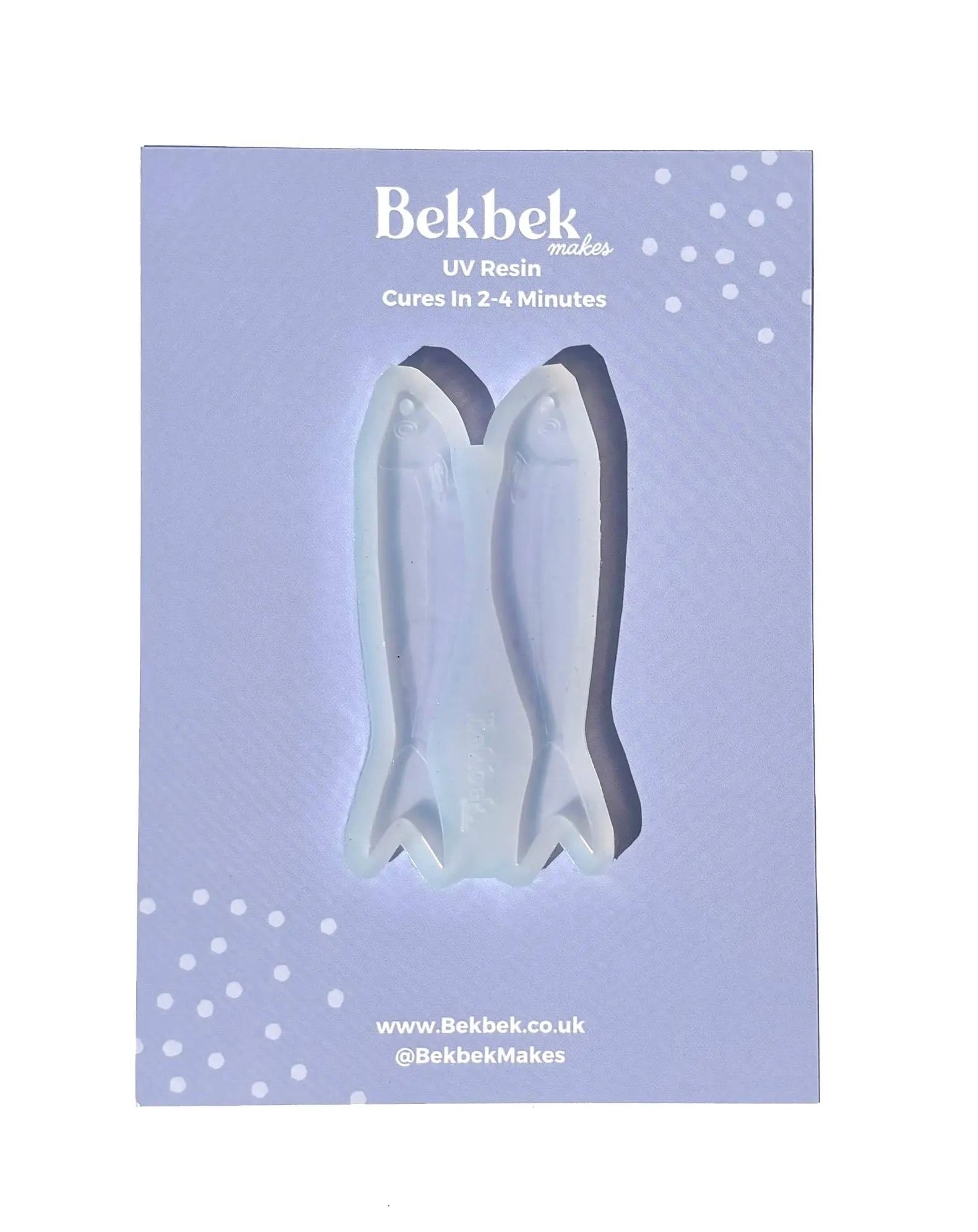 Sardine Fish Large Earrings Reusable Silicone Mould