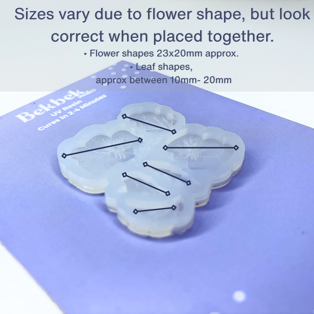 Floral Pansy Bouquet Silicone Mould