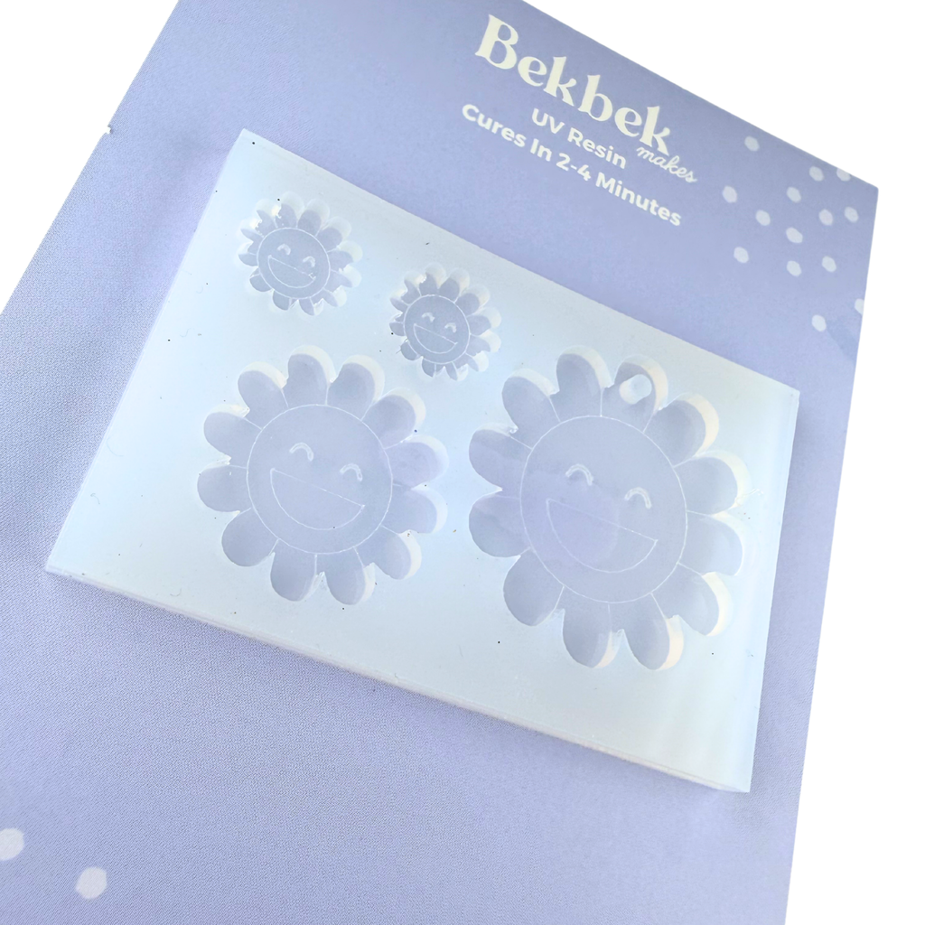 Happy Hippy Flowers Silicone Mould