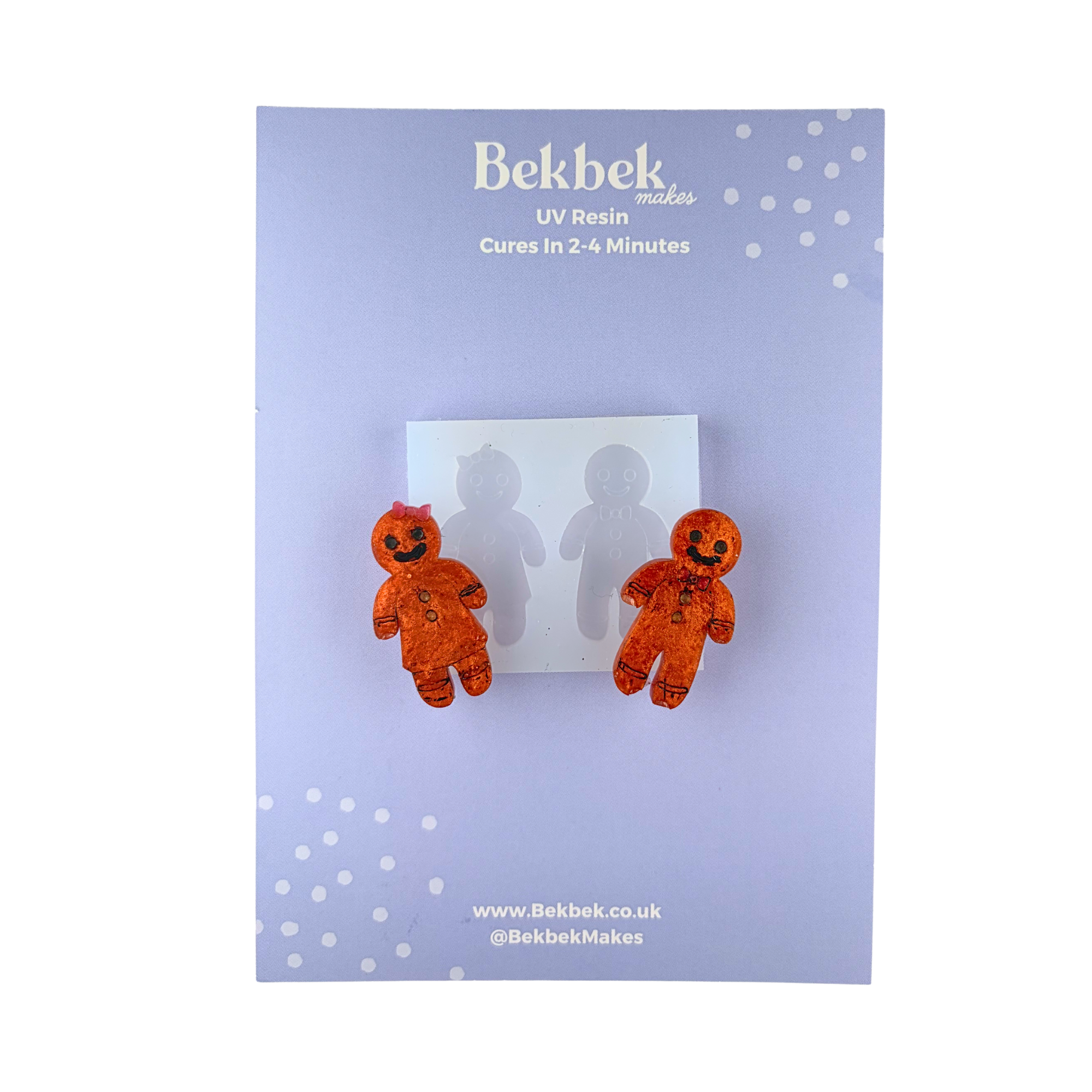 Gingerbread Characters Reusable Silicone Mould