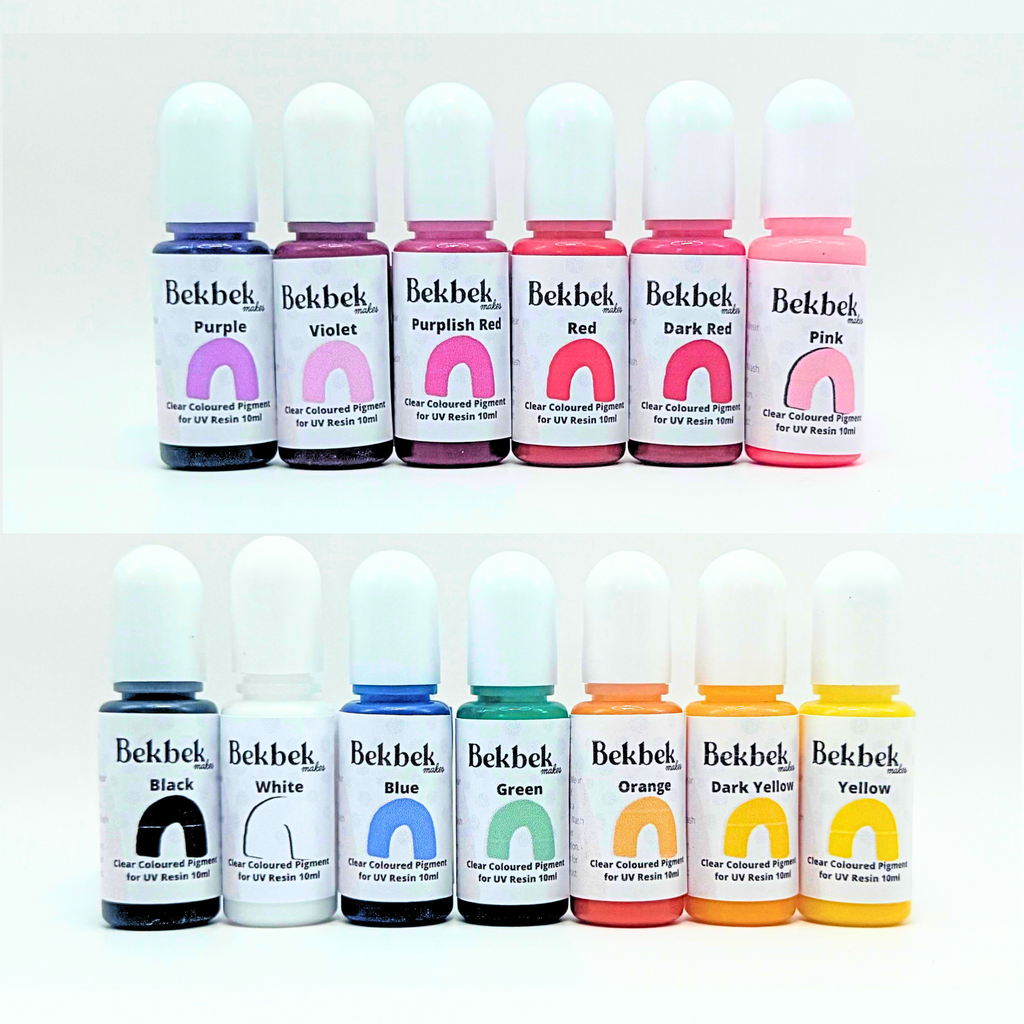 Clear Colour Pigments for UV Resin - To colour the UV Resin