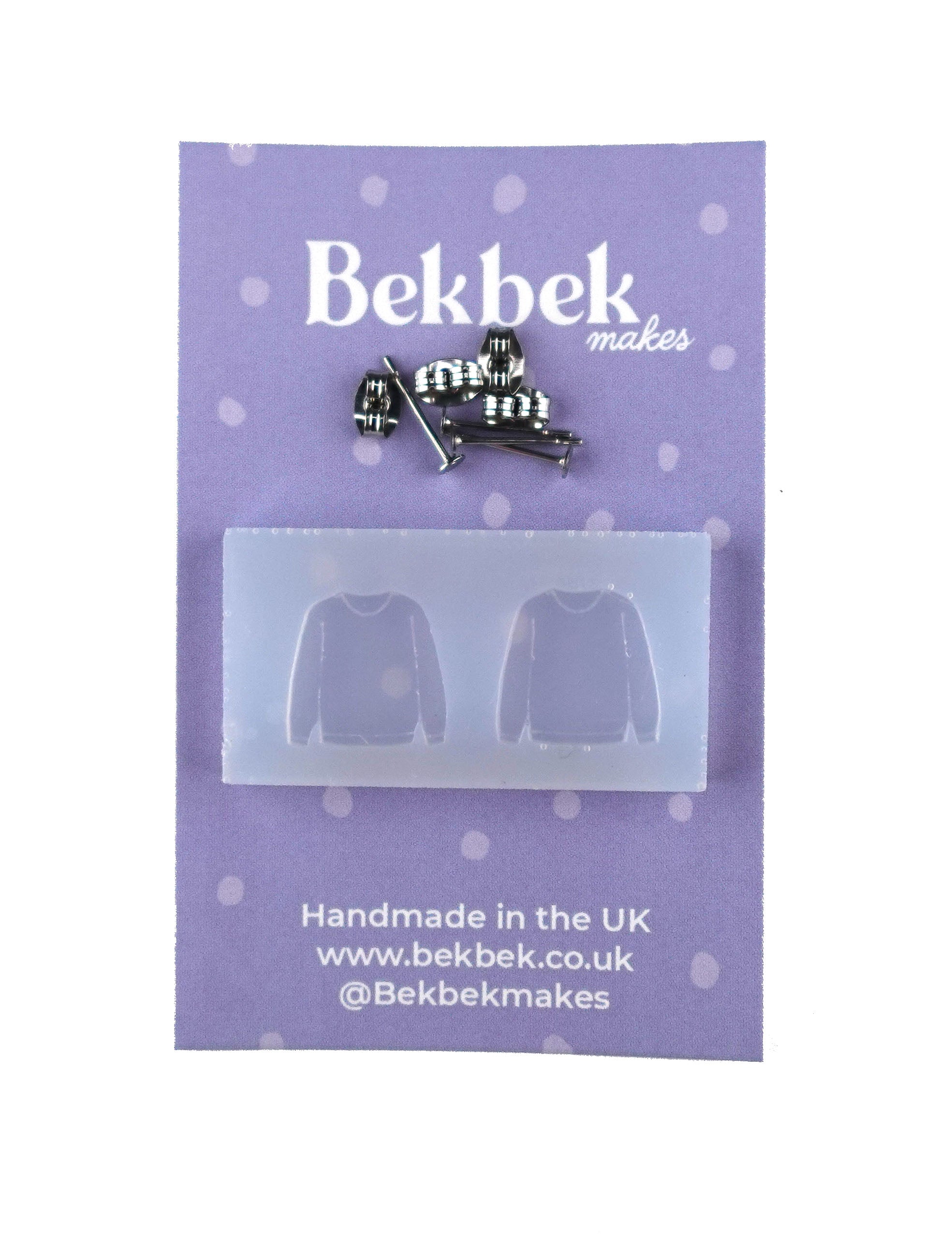 Christmas Jumper Earrings Reusable Silicone Mould