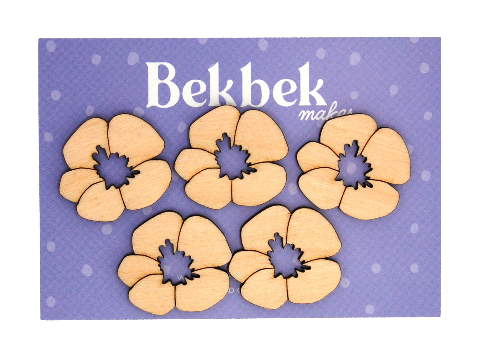 Poppy Wooden Shapes