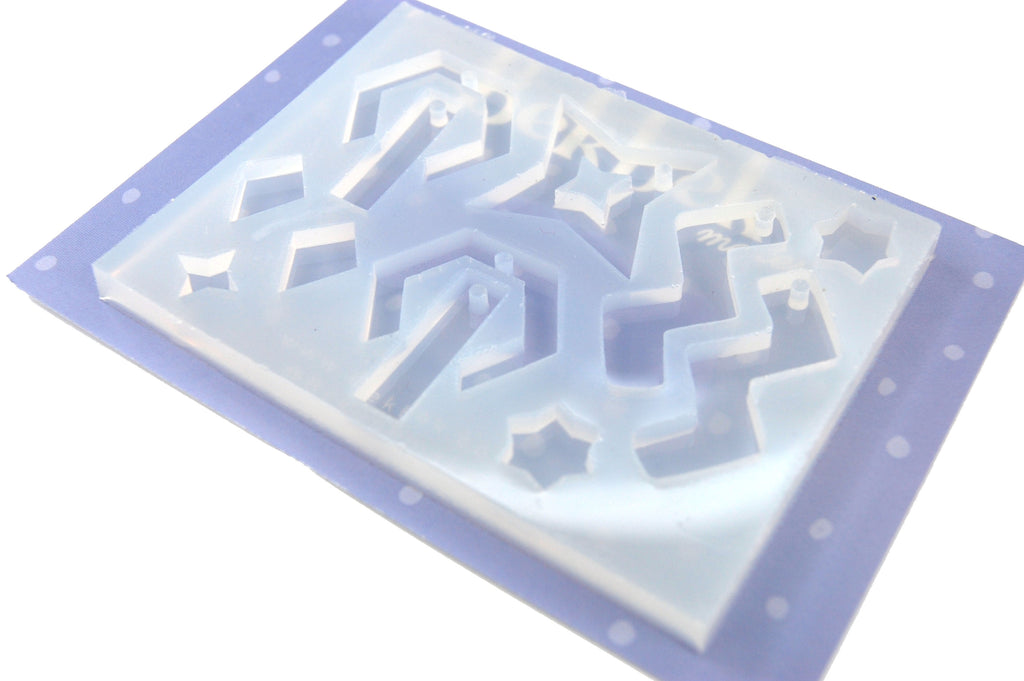Geometric Earring Shapes Reusable Silicone Mould