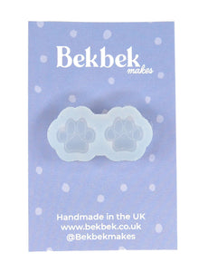 Paw Prints Small - Earrings (Dog or Cat) Reusable Silicone Mould