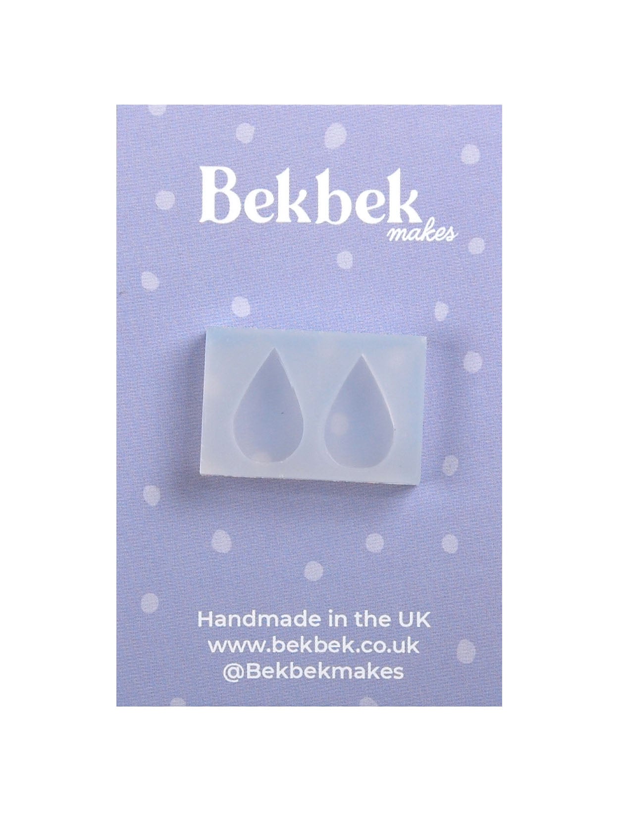 Raindrop Earrings Reusable Silicone Mould