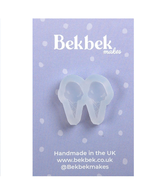 Ice Cream Earrings Small - Reusable Silicone Mould