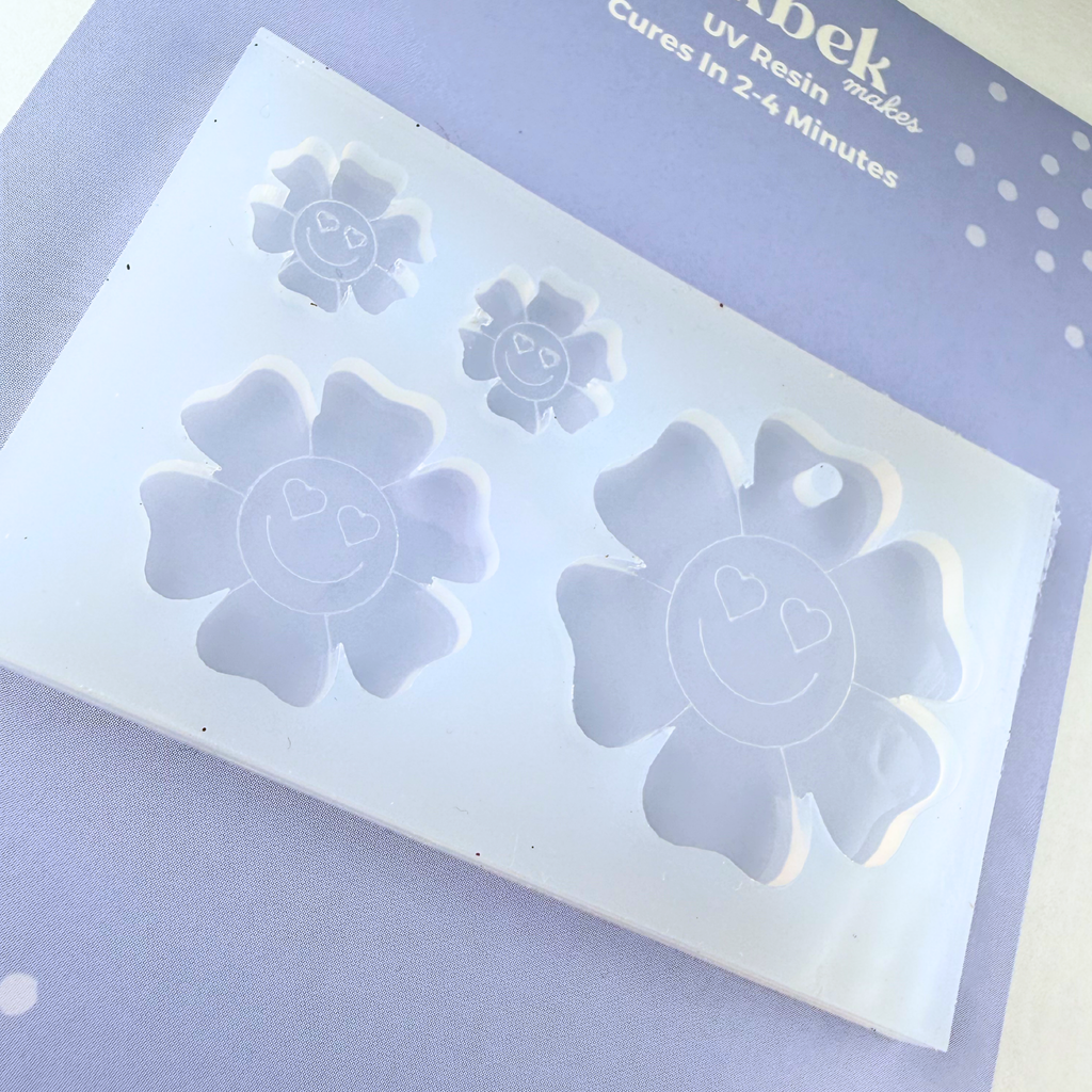 Happy Hippy Flowers Silicone Mould