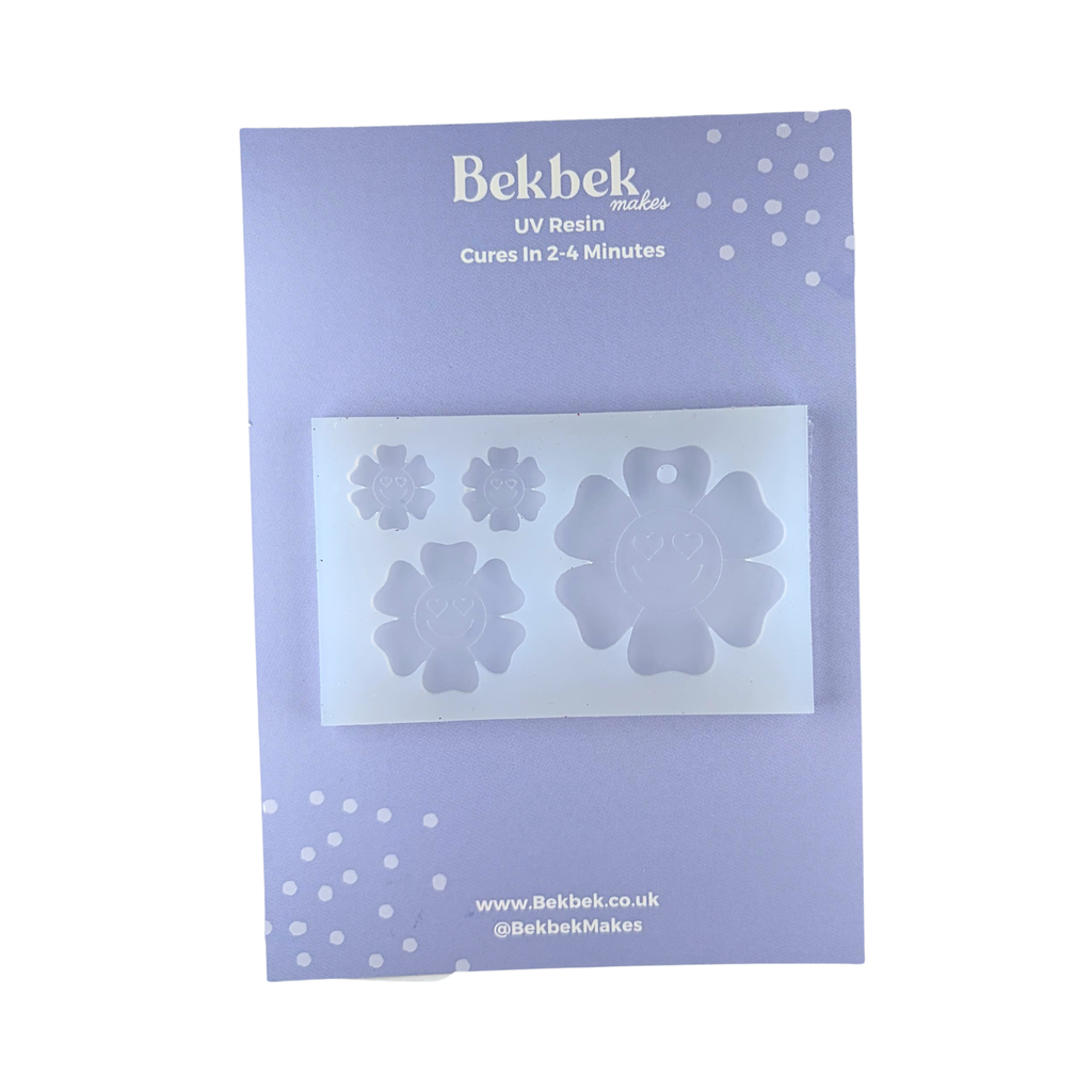 Happy Hippy Flowers Silicone Mould