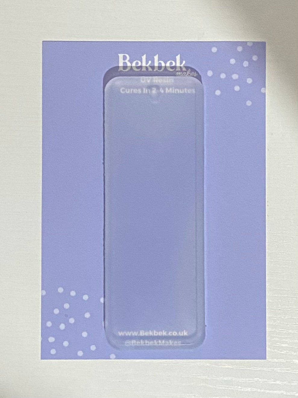 Bookmark Reusable Silicone Mould