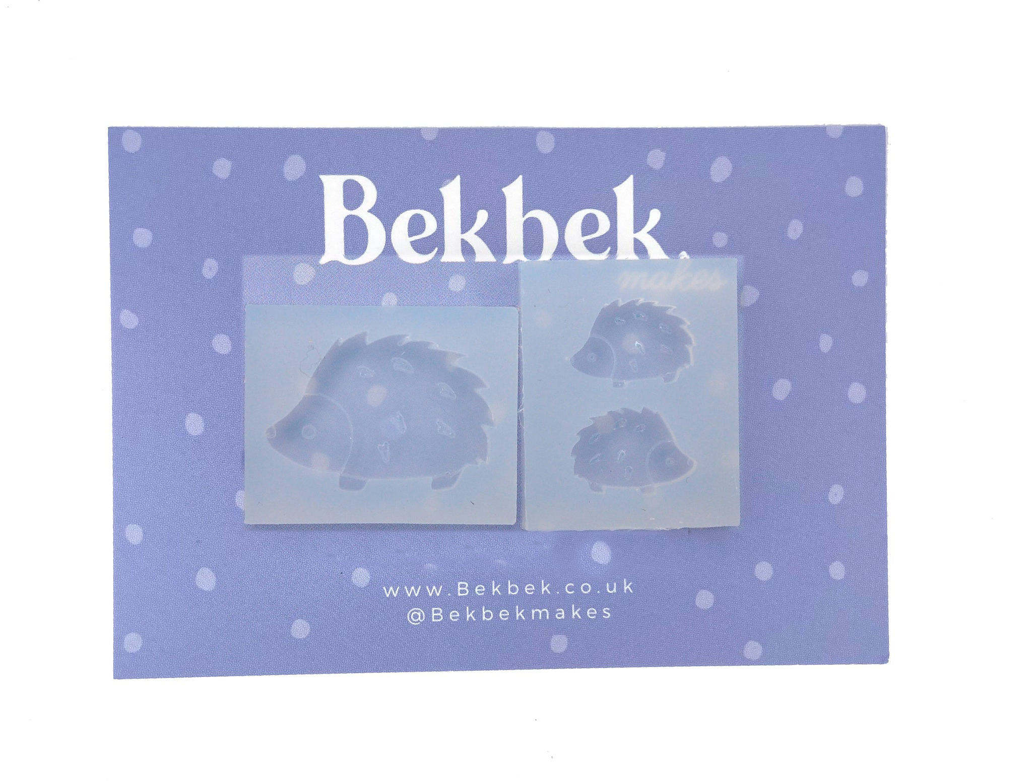 Hedgehog Reusable Silicone Moulds - Big and Small