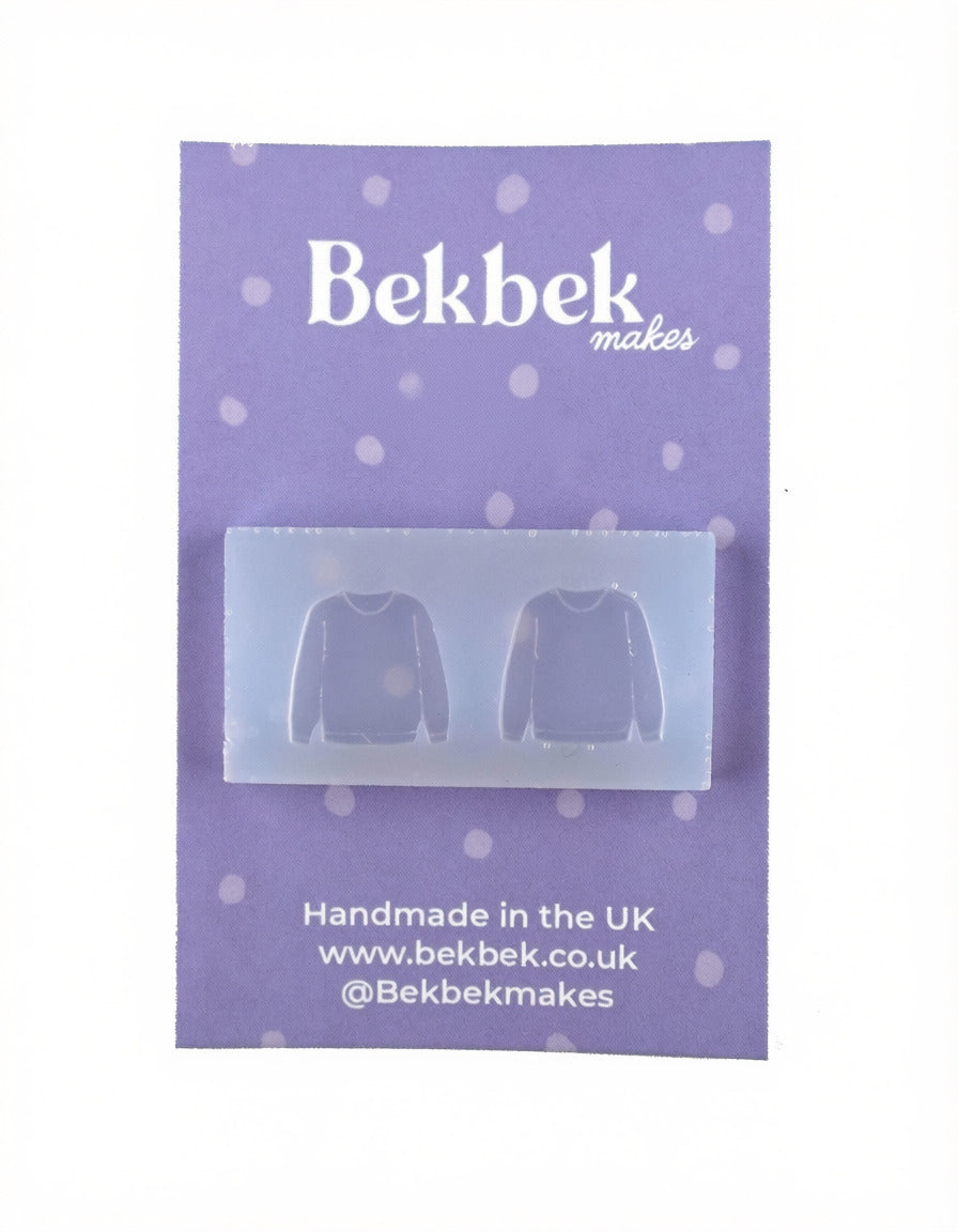 Christmas Jumper Earrings Reusable Silicone Mould