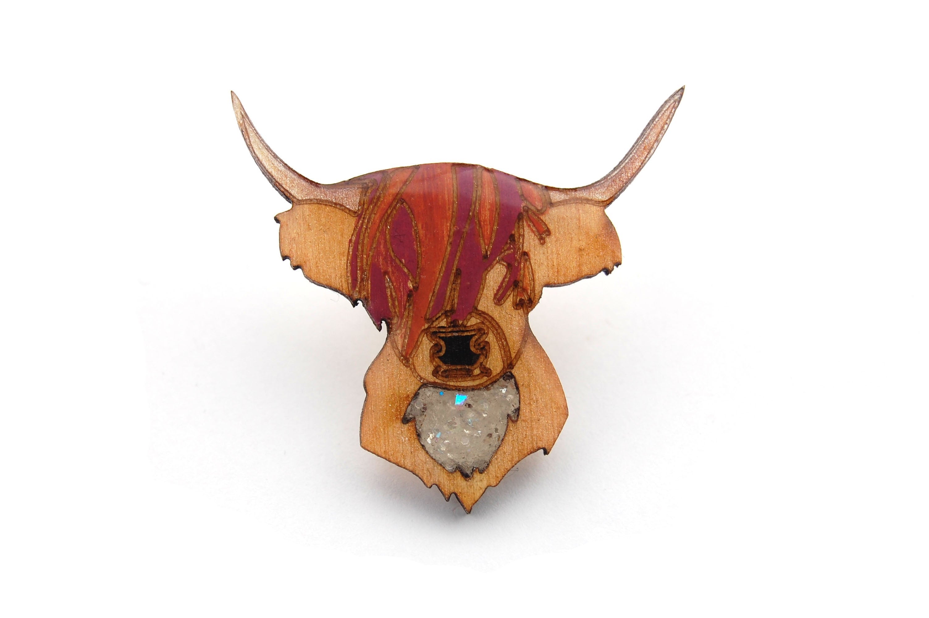 Stag & Highland Cow Wooden Shapes