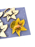 Daffodil Wooden Shapes x 3