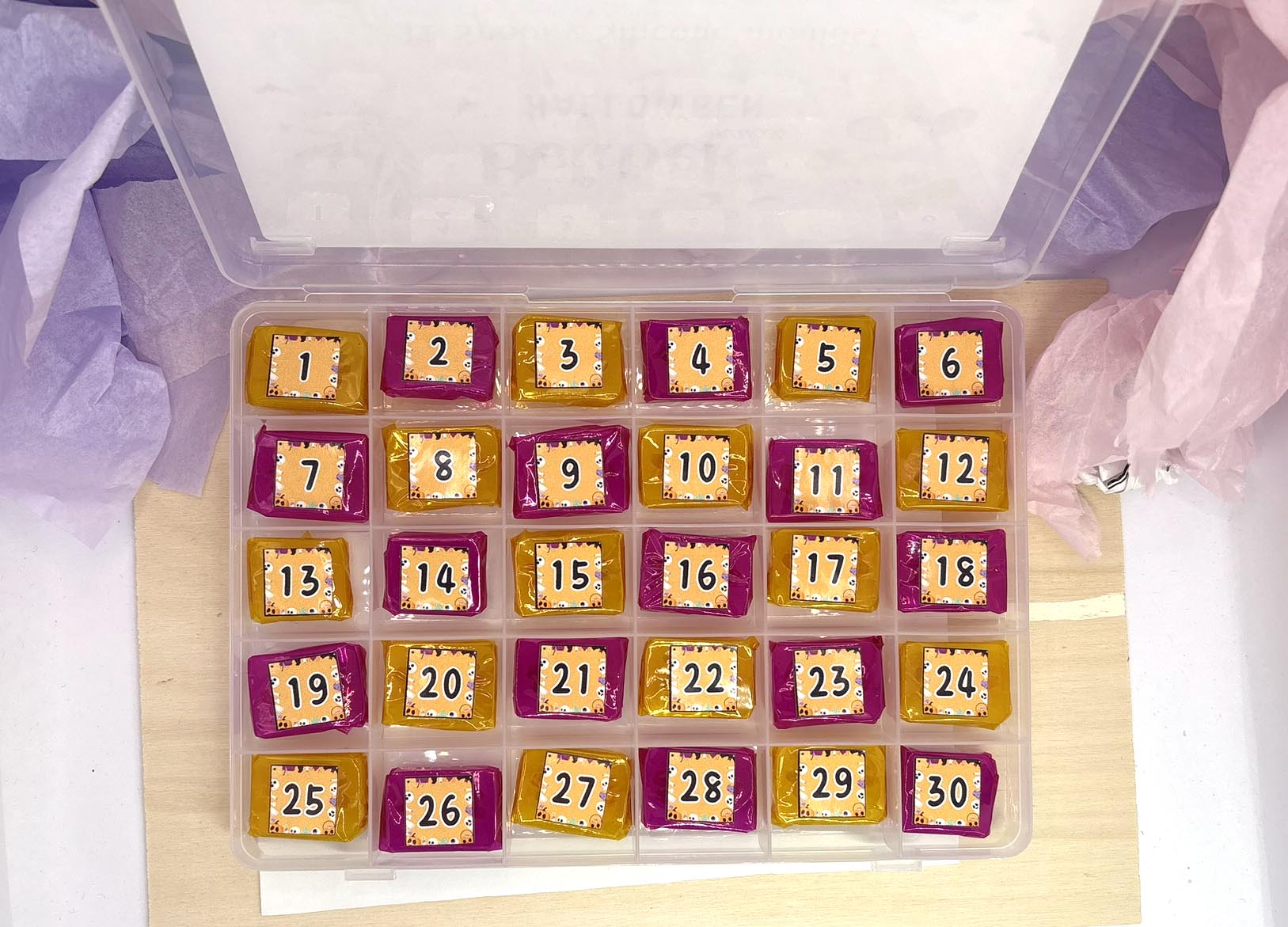 Halloween Reusable Silicone Mould Advent Calendar! (For UV Resin)