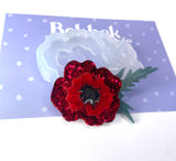 Poppy Layered Reusable Silcone Mould - Small, Medium & Large (with leaves)