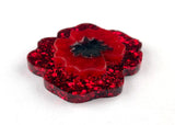 Poppy Layered Reusable Silcone Mould - Small, Medium & Large (with leaves)