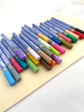 Acrylic Paint Pens Set of 24 Colours - To colour the wood