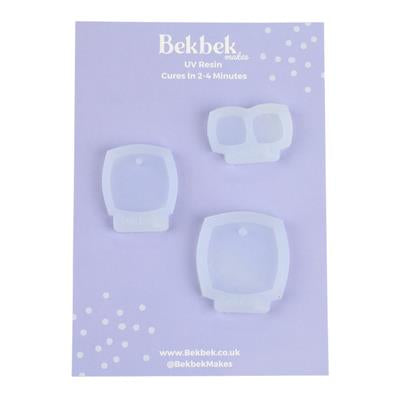 Rounded Square Reusable Silicone Mould Set