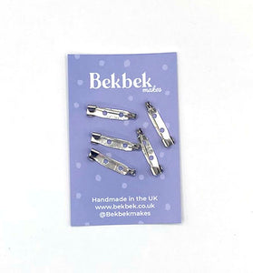 Brooch Findings 25mm - Pack of 5