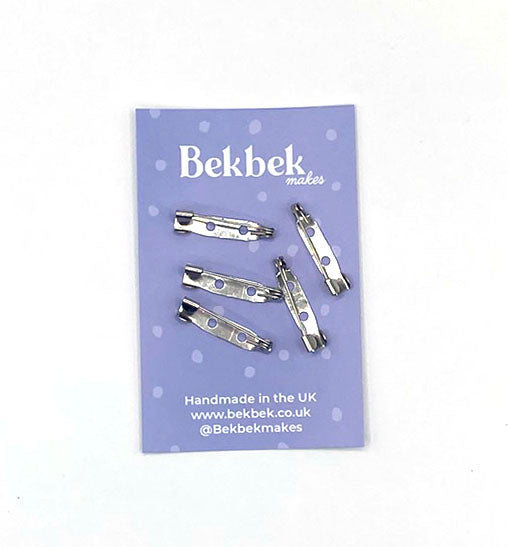Brooch Findings 25mm - Pack of 5