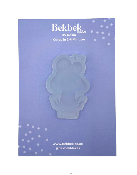 Snail on Toadstool Reusable Silicone Mould