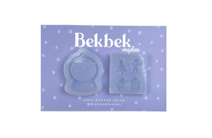 Snowglobe and Embellishments Reusable Silicone Mould