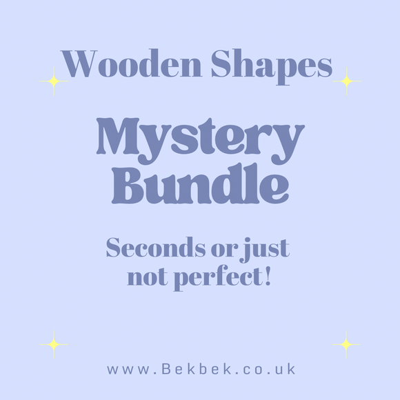 Mystery Bundle- Wooden Shapes - Seconds/Not Perfect