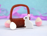Bunny in a Basket Reusable Silicone Mould