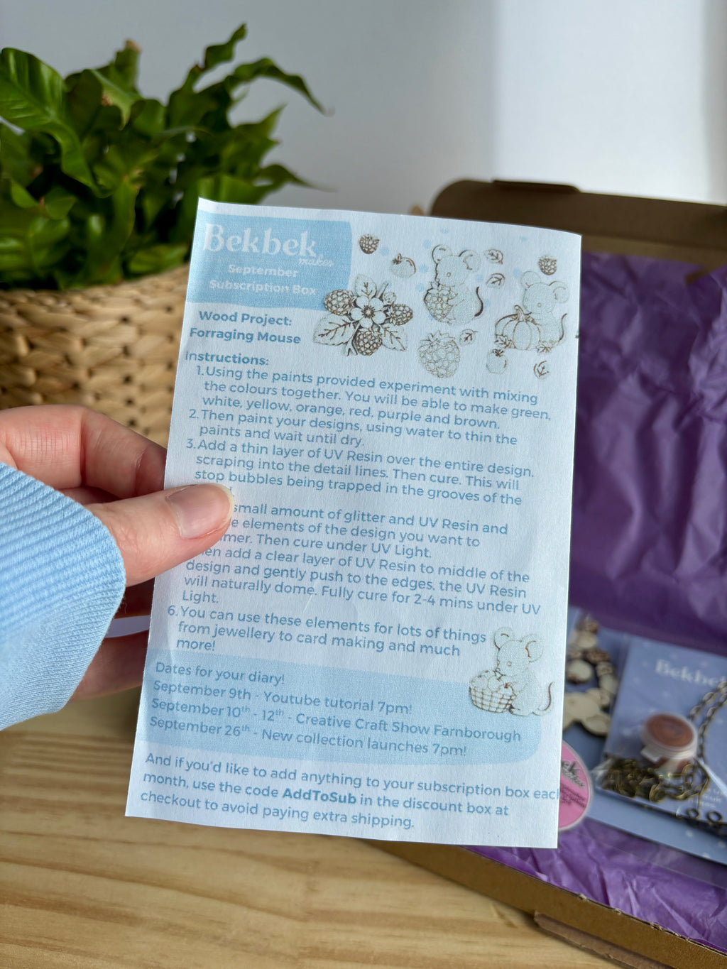 Monthly Subscription UV Resin Craft Kit