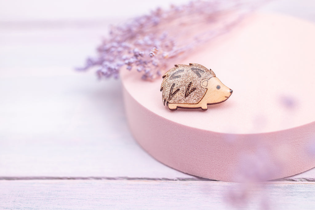 Hedgehog Pin Badge