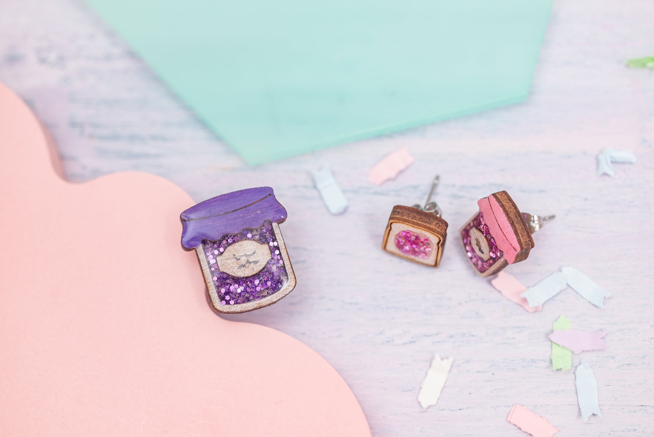 Blackcurrant Jam Pin Badge