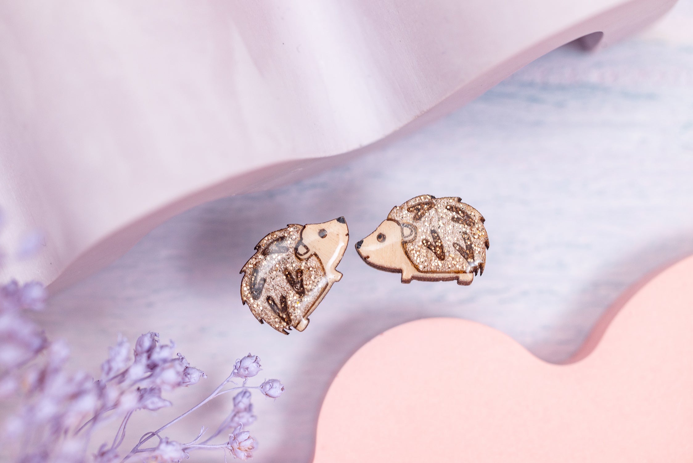 Hedgehog Earrings