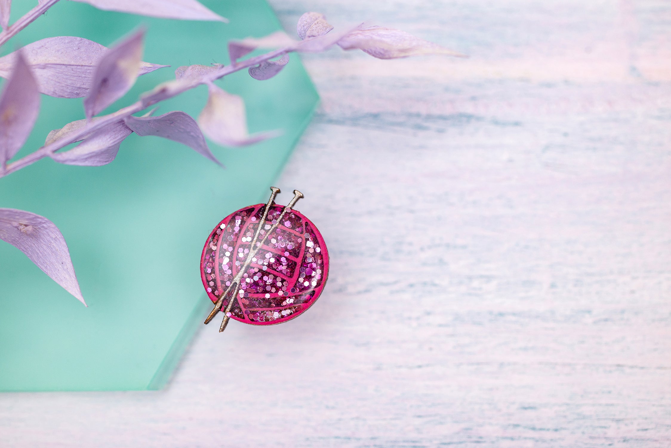 Ball of Wool Pin Badge