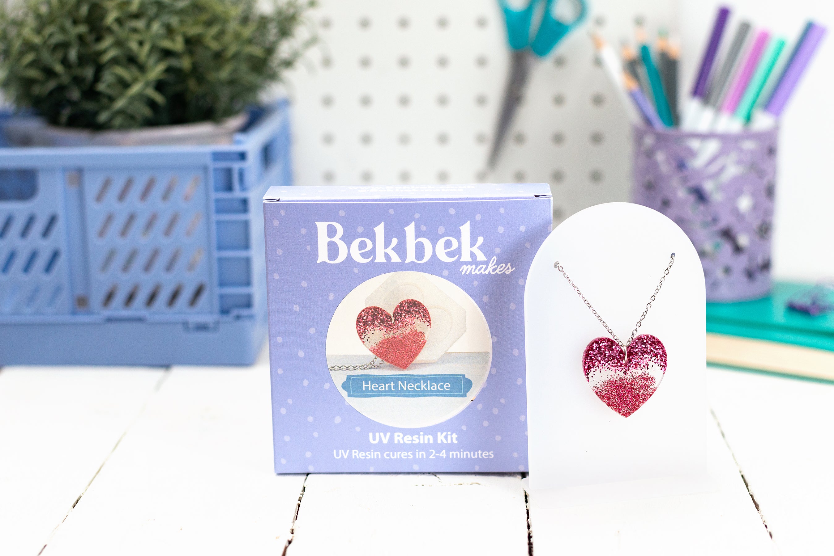 Heart Necklace UV Resin Kit